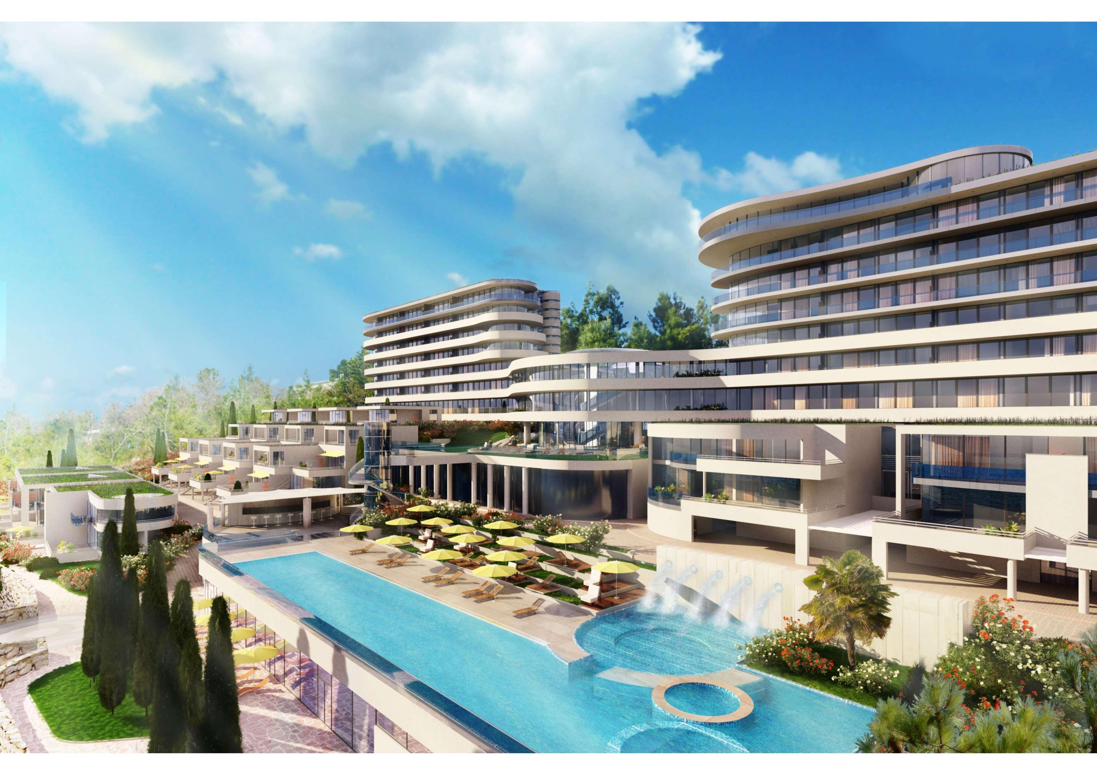 Hilton Rijeka Costabella Beach Resort And Spa Exteriör bild The complex