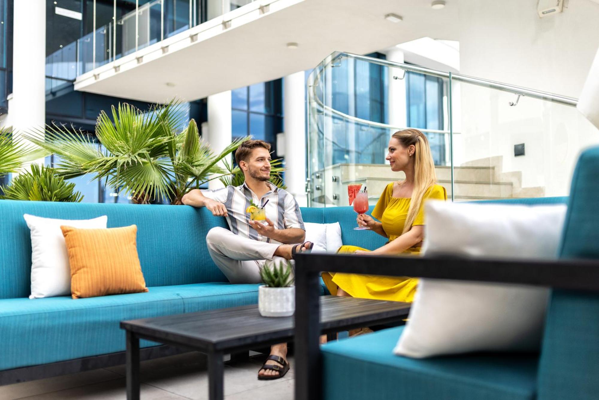 Hilton Rijeka Costabella Beach Resort And Spa Exteriör bild The lobby of the hotel