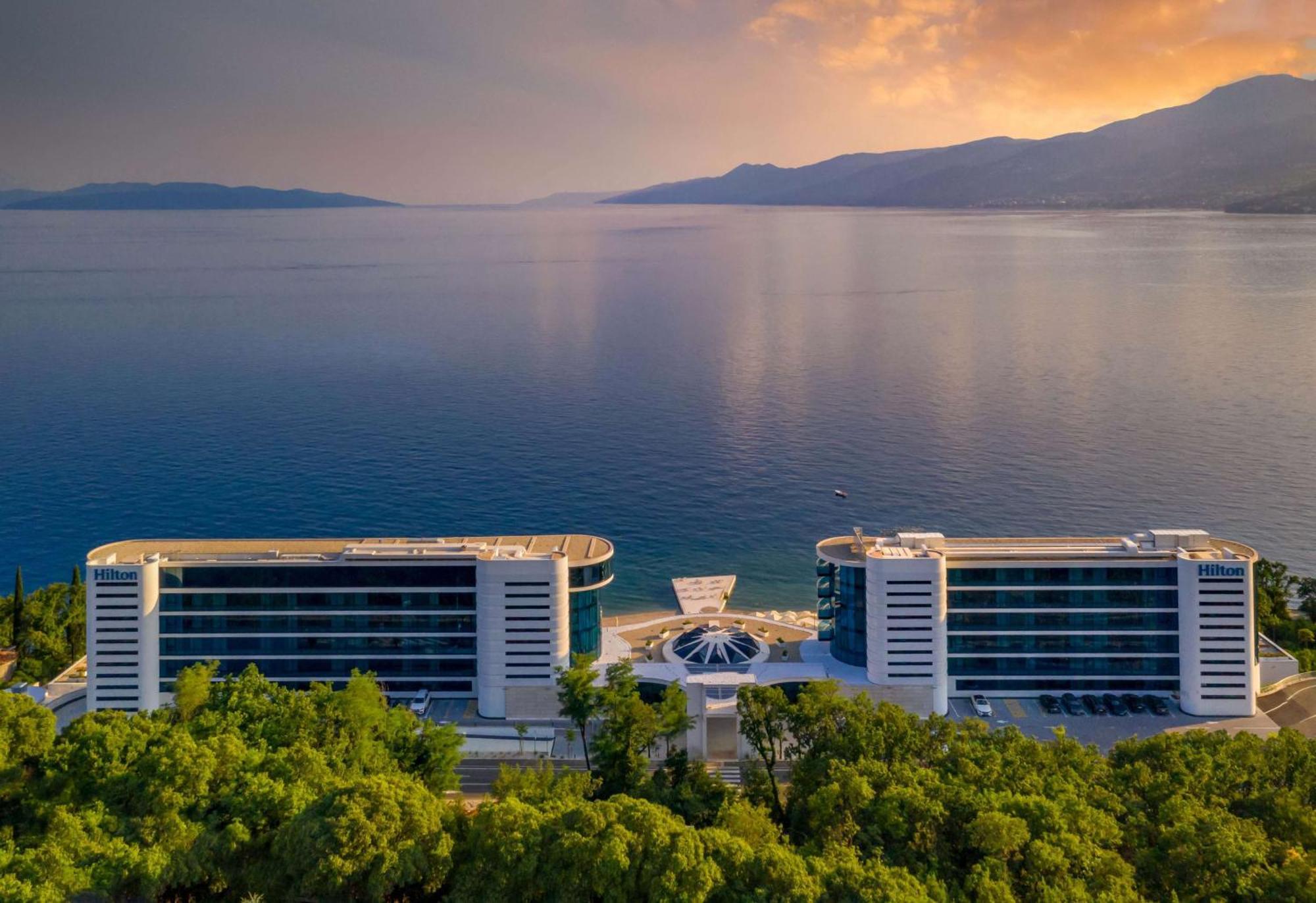 Hilton Rijeka Costabella Beach Resort And Spa Exteriör bild View of the hotel